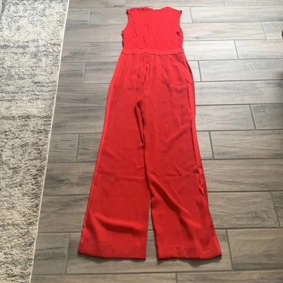 Diane von furstenberg red jumpsuit